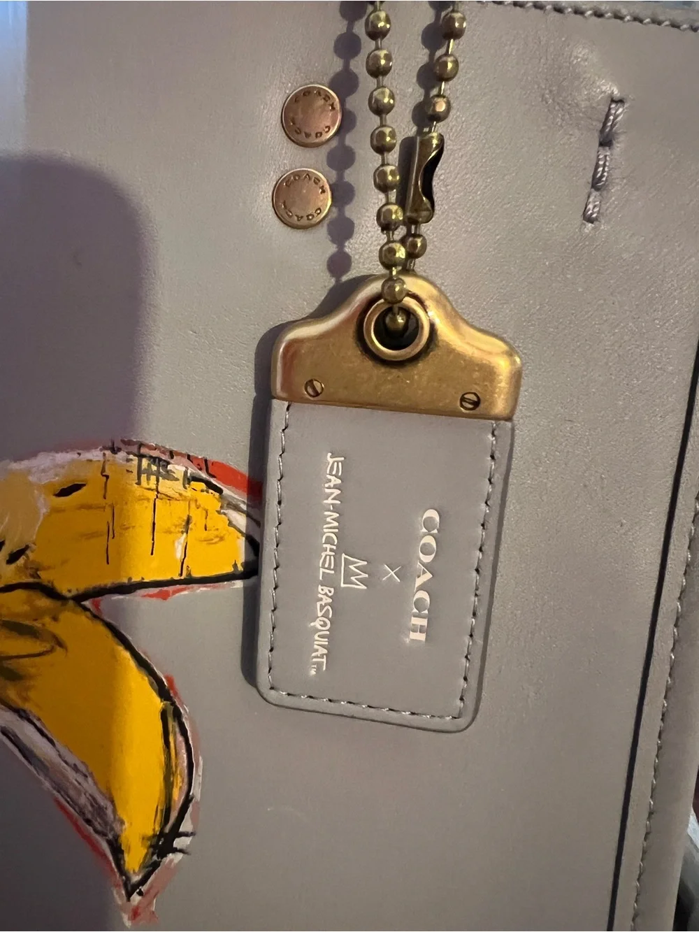 Coach X Jean Michel Basquiat Rogue 25 W/Sneakskin detail